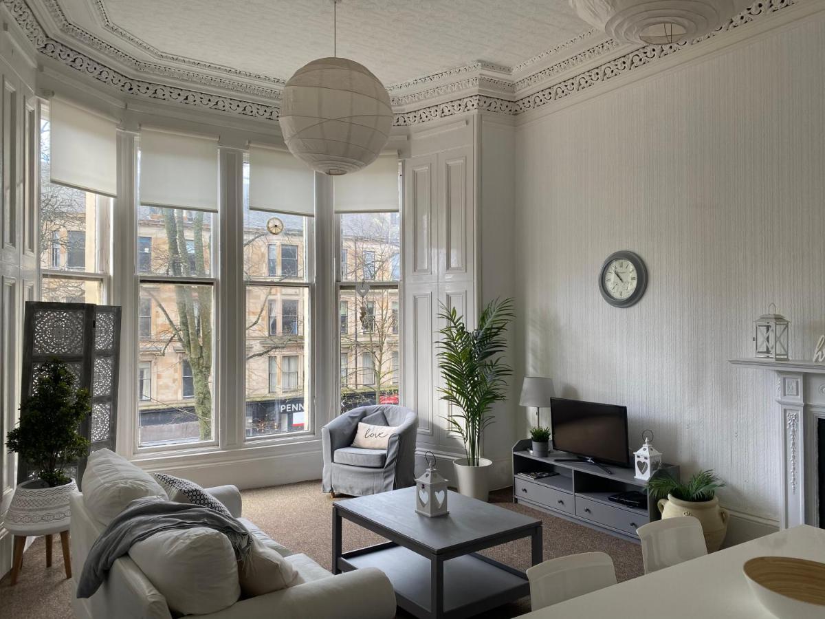 Captivating Apartment In Glasgow Westend Uk מראה חיצוני תמונה